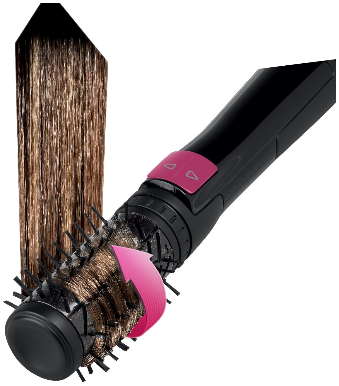 Фен-щетка Rowenta Brush Activ Keratin&Shine CF9522F0 Black/Pink - фотография № 12