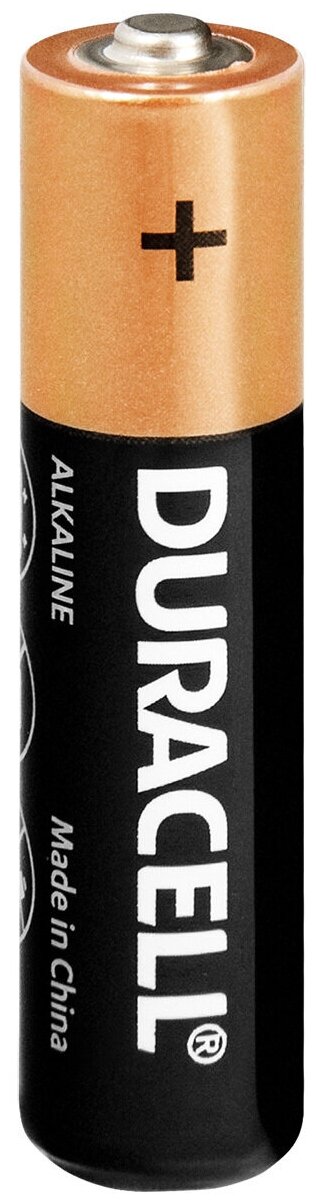 Батарейка алкалиновая AAA LR03 1.5V Duracell Basic MN2400, 1 шт.