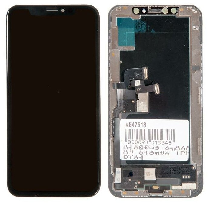 Дисплей в сборе с тачскрином для Apple iPhone Xs (OLED) AAA черный