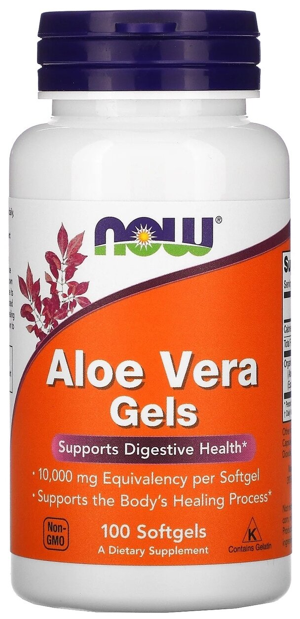 Капсулы NOW Aloe Vera Gels