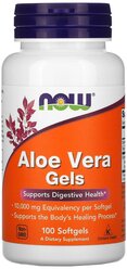 Aloe Vera Gels Now Foods (Алоэ вера Нау Фудс), 100 капсул