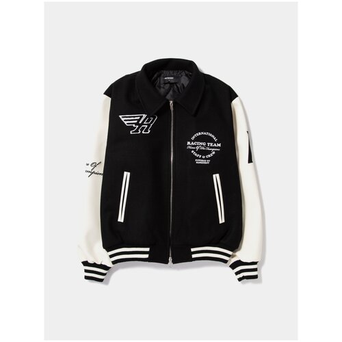 Бомбер Represent Clo Racing Varsity Jacket, черный, L