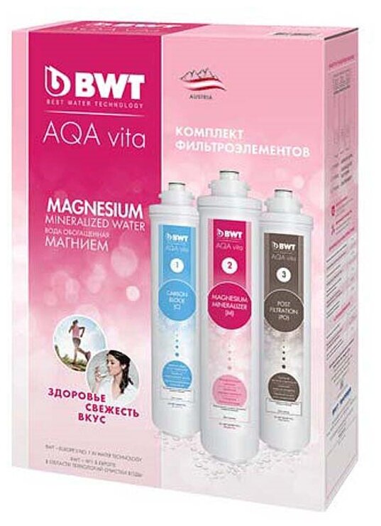 Комплект cменных картриджей для фильтра BWT Aqa Vita Magnesium