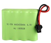 Аккумулятор Ni-Mh 4.8v AA 2400mah для радиоуправляемых игрушек, разъем YP