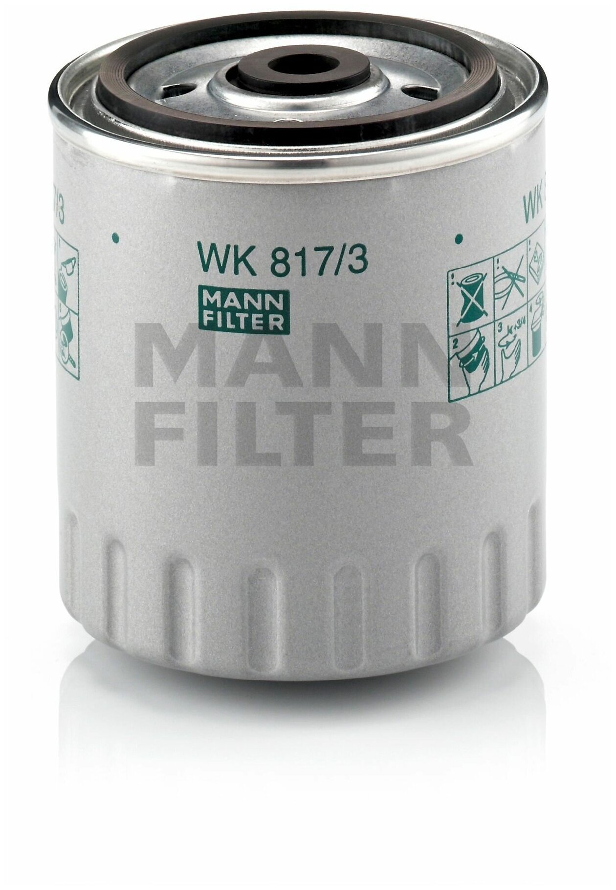 Фильтр топливный MANN-FILTER WK 817/3 x (WK8173X)