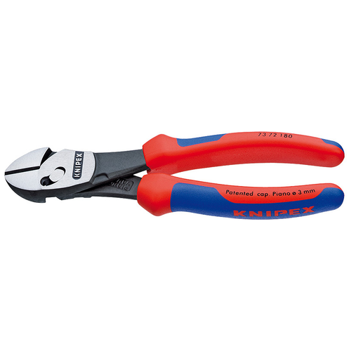 фото Кусачки боковые повышенной мощности twinforce® knipex, ø 5,5/4,6/3,0/3,2мм, двухкомпонентные чехлы