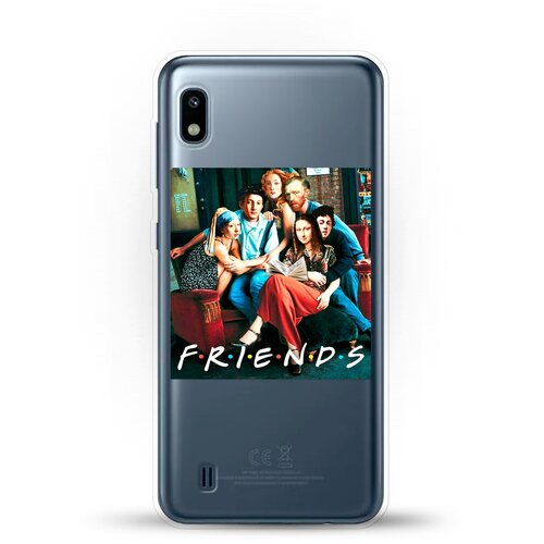 фото Силиконовый чехол друзья на samsung galaxy a10 andy & paul