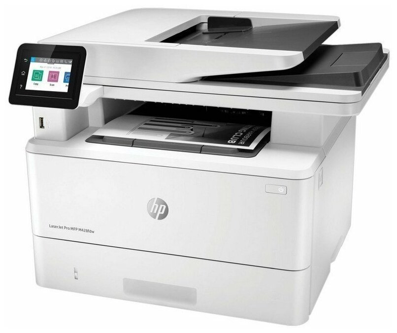 МФУ лазерное HP LaserJet Pro M428fdw 4 в 1 А4 38 стр мин 80000 стр мес дуплекс ДАПД Wi-Fi сетевая карта