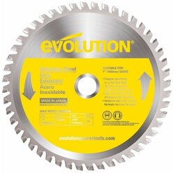 Диск пильный Evolution EVOBLADE180SS 180х20х1,8х48 по нержавеющей стали.