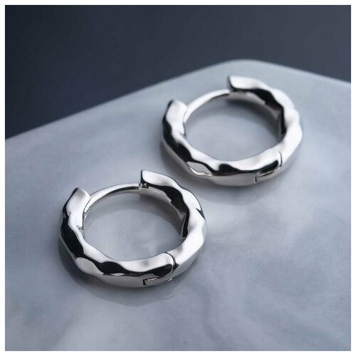 Швензы-кольца родированные Атмосфера d=17мм, цвет серебро коврик alumatte single серебристый 190 x 60 x 0 2 см 41090