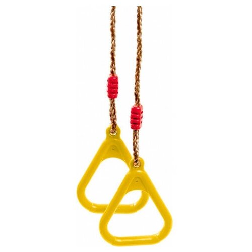 фото Babygrad кольца гимнастические на веревках babygrad, желтые