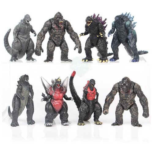 Набор фигурок Годзилл и Кинг Конг - Godzilla (8 шт.) джеймс макбрайд дьякон кинг конг