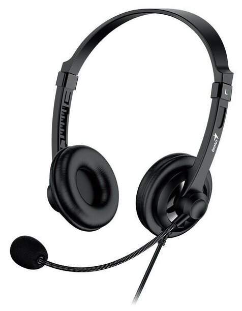 Genius Hs-230u, черная, Usb, 2.4м