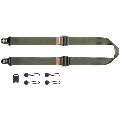 Ремень Peak Design Camera Strap Slide Lite V3.0 Sage плечевой тонкий ремень peak design camera strap slide v3 0 наплечный серебристый