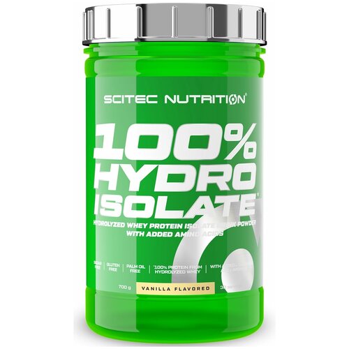 Протеин гидролизованный Scitec Nutrition 100% Hydro Isolate 700 г, Ваниль scitec nutrition 100% hydro isolate 700 гр шоколад