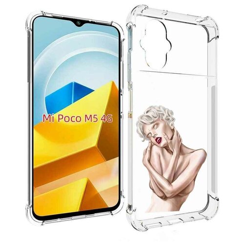 Чехол MyPads Мигера женский для Xiaomi Poco M5 задняя-панель-накладка-бампер чехол mypads девушки поцелуй женский для xiaomi poco m5 задняя панель накладка бампер