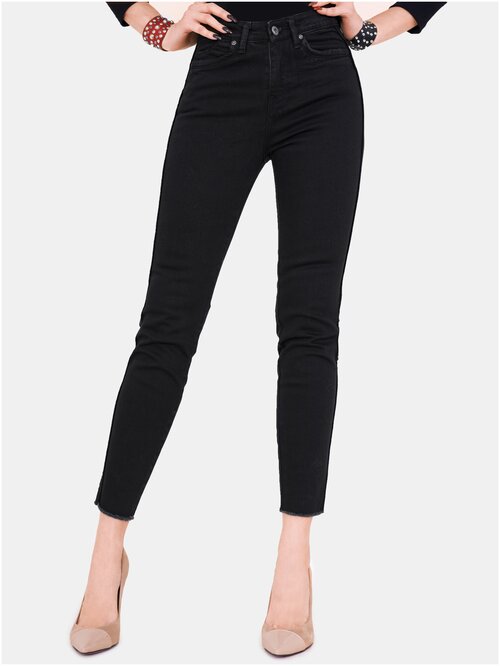 Джинсы Alisia Fiori Skinny W черный, размер 26