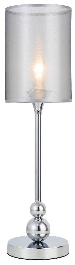 SLE107104-01 Прикроватная лампа Хром/Серебристый E14 1*40W