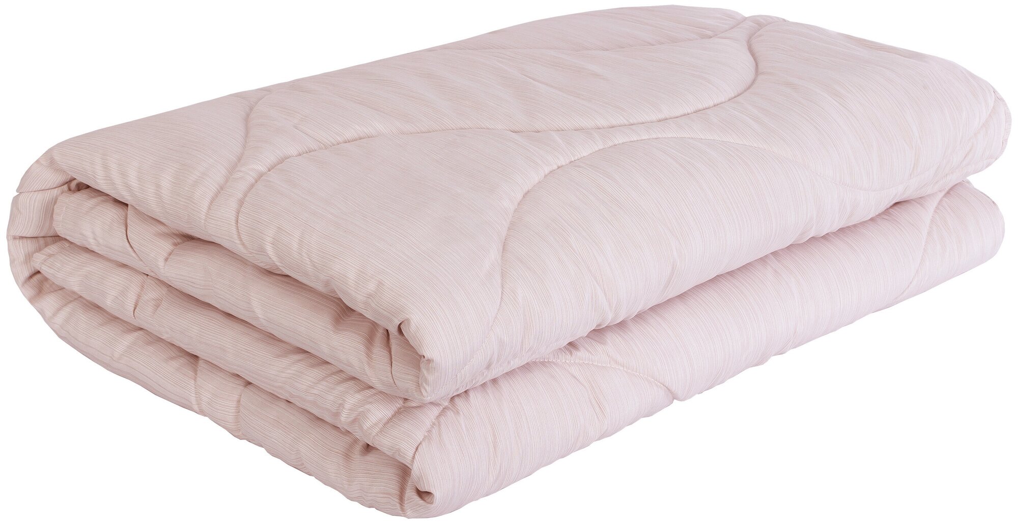 Одеяло лебяжий пух стеганое Евро 220х200 розовое / Подарочное - фотография № 1