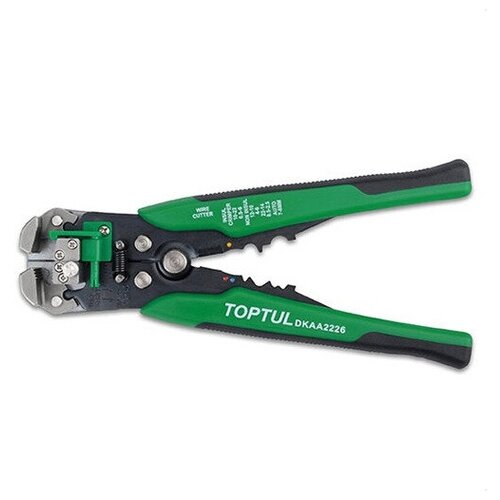 Клещи для обжимки клемм и снятия изоляции усиленные DKAA2226 TOPTUL 3558₽