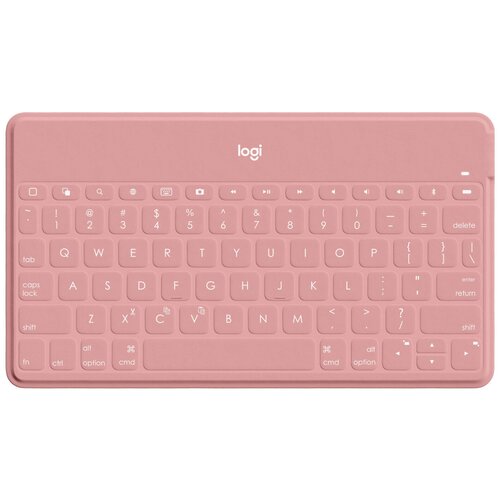 Клавиатура Logitech Keys-To-Go розовый USB беспроводная BT slim Multimedia 540600₽