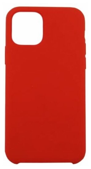 Задняя накладка soft силикон красная для iP 11 (6,1) soft силикон красная