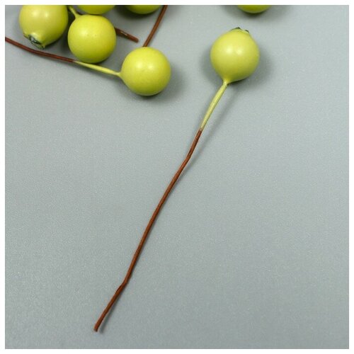 Декор для творчества Ягодка зелёный 7х1 см 20шт 369₽