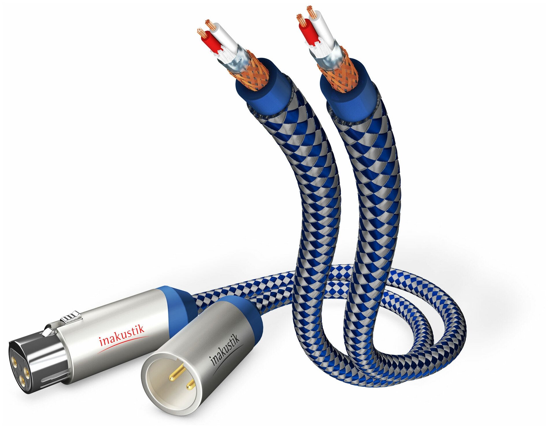Кабель 2xXLR - 2xXLR Inakustik 0040503 Premium Audio XLR 3.0m