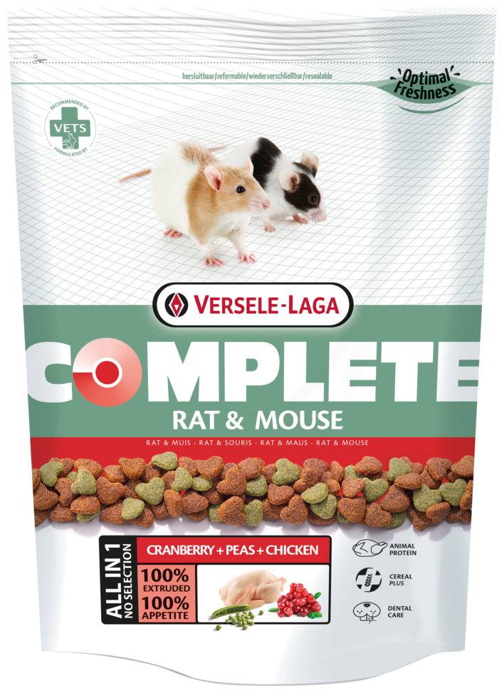 Versele-Laga Complete корм для крыс и мышей Rat & Mouse 500 г