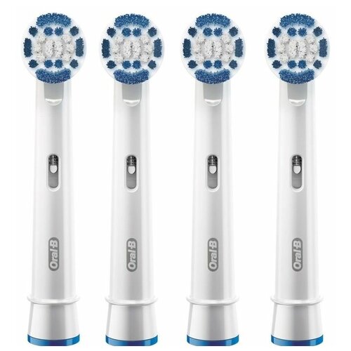 Oral-B Насадка Oral-B EB20, для зубной щетки Precision Clean, 4 шт насадка для зубной щетки oral b eb20 precision clean 3 1шт