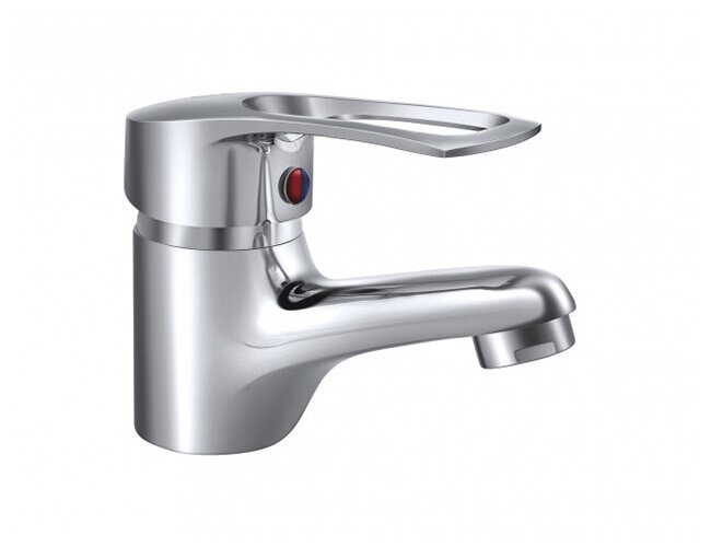 фото Смеситель для умывальника с литым изливом, одноручный. Ц10(Славен)