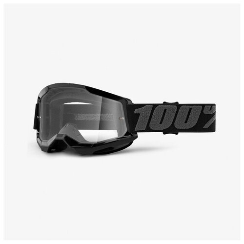 фото Очки для мотокросса 100% strata 2 goggle black/clear lens