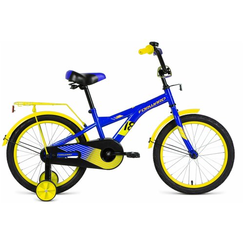 фото Велосипед forward crocky 18 (18" 1 ск.) 2020-2021, синий/желтый, 1bkw1k1d1017