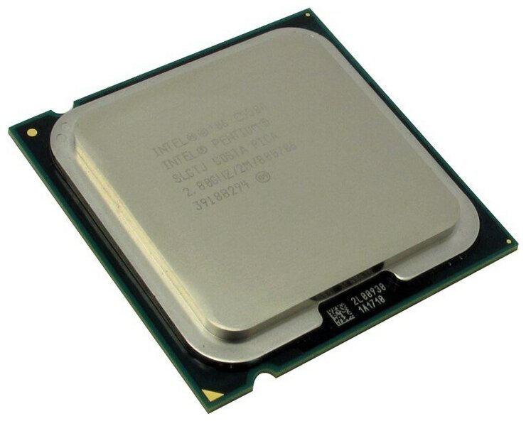 Процессор Intel Pentium E5500 Wolfdale LGA775 2 x 2800 МГц