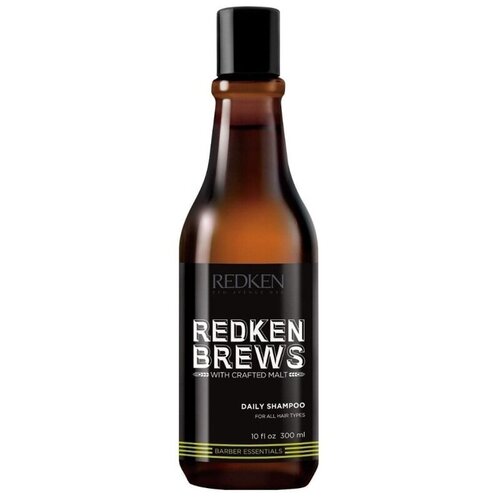 Redken Brews DAILY Shampoo - Шампунь с солодом и протеинам для ежедневного применения 300 мл уход за волосами redken шампунь кондиционер и гель для душа brews 3 in 1