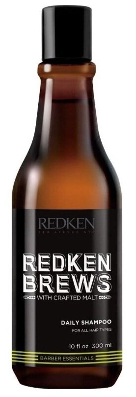 Redken Brews DAILY Shampoo - Шампунь с солодом и протеинам для ежедневного применения 300 мл