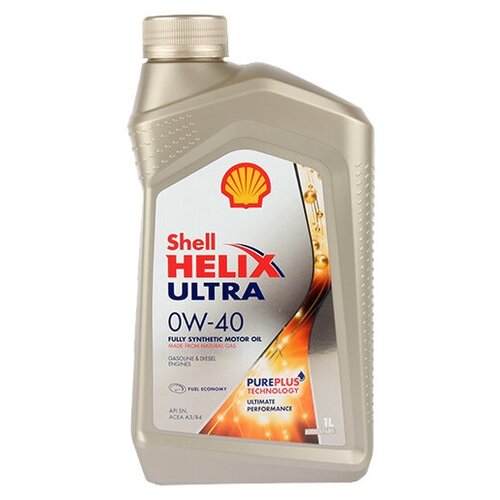 фото Масло моторное shell helix ultra 0w40 1л sn