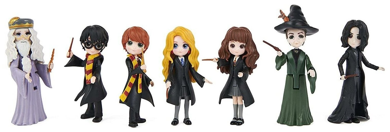 Harry Potter Подарочный набор Полная коллекция кукол из Мира Чародейства и Волшебства Гарри Поттера - фото №2
