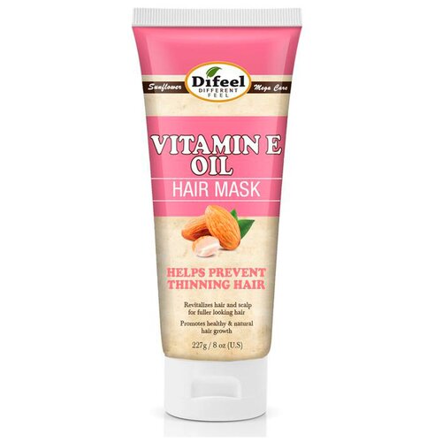 Премиальная маска для волос с Витамином Е Difeel Vitamin E Oil Premium Hair Mask 8 oz, 236 мл премиальная маска для волос с витамином е difeel vitamin e oil premium hair mask 236 мл