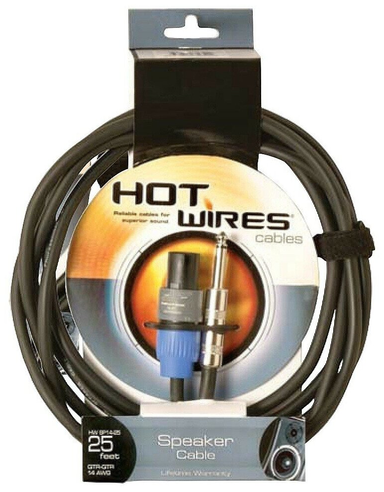 OnStage SP14-25SQ акустический кабель 2х2 мм, длина 7.62 метров