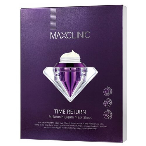Maxclinic Time Return Melatonin Cream Mask Sheet 28мл