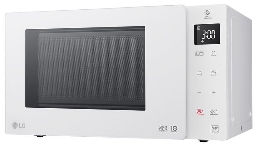 Микроволновая печь LG MW23R35GIH 23л, 1000Вт,белый, Smart Inverter, сенсор