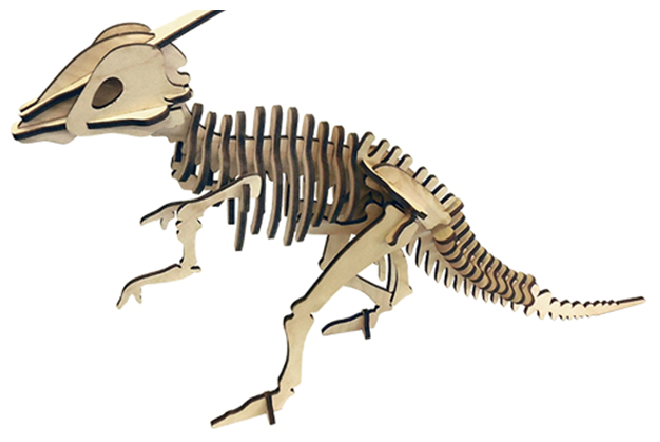 Сборная модель - скелет динозавра (упаковка - пакет)