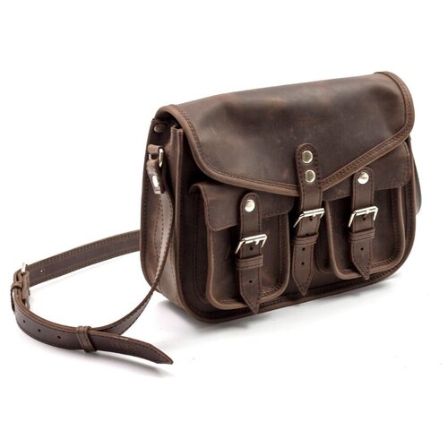 фото Сумка с карманами из натуральной кожи elige