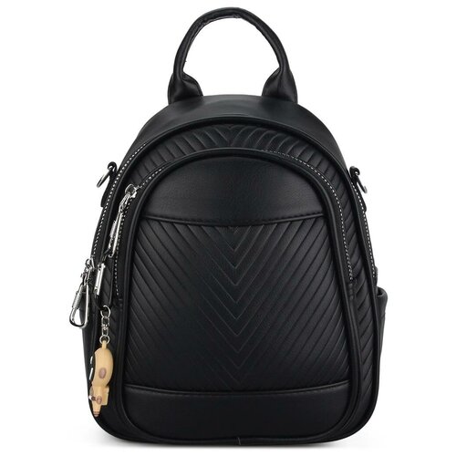 фото Рюкзак nikki nanaomi, экокожа, искусственная кожа, черный