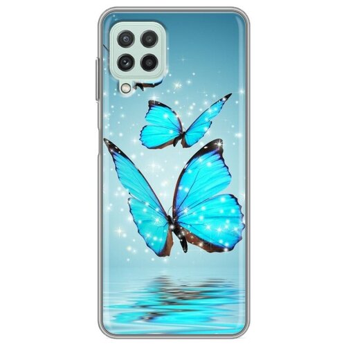 Дизайнерский силиконовый чехол для Samsung Galaxy A22/M22 Бабочки