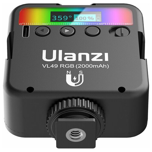 Осветитель Ulanzi VL49 RGB Чёрный 2287 219000₽