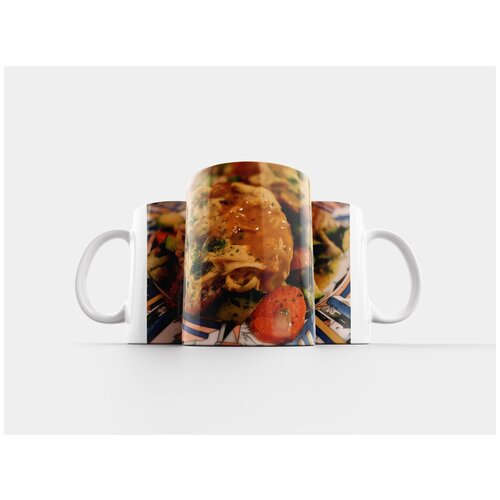 фото Кружка "стейк из свиной корейки, горчичная корочка, все виды овощей" 320 мл lotsprints