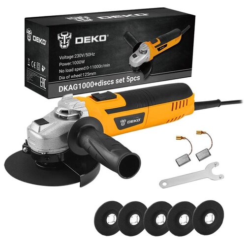 Шлифовальная машина Deko DKAG1000 063-4290 217700₽
