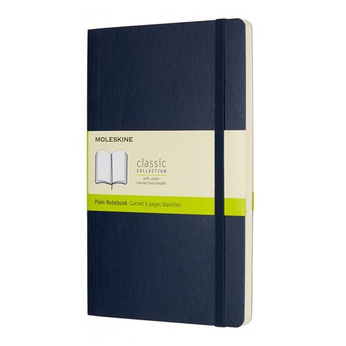 Блокнот Moleskine Classic Soft (нелинованная) Large синий